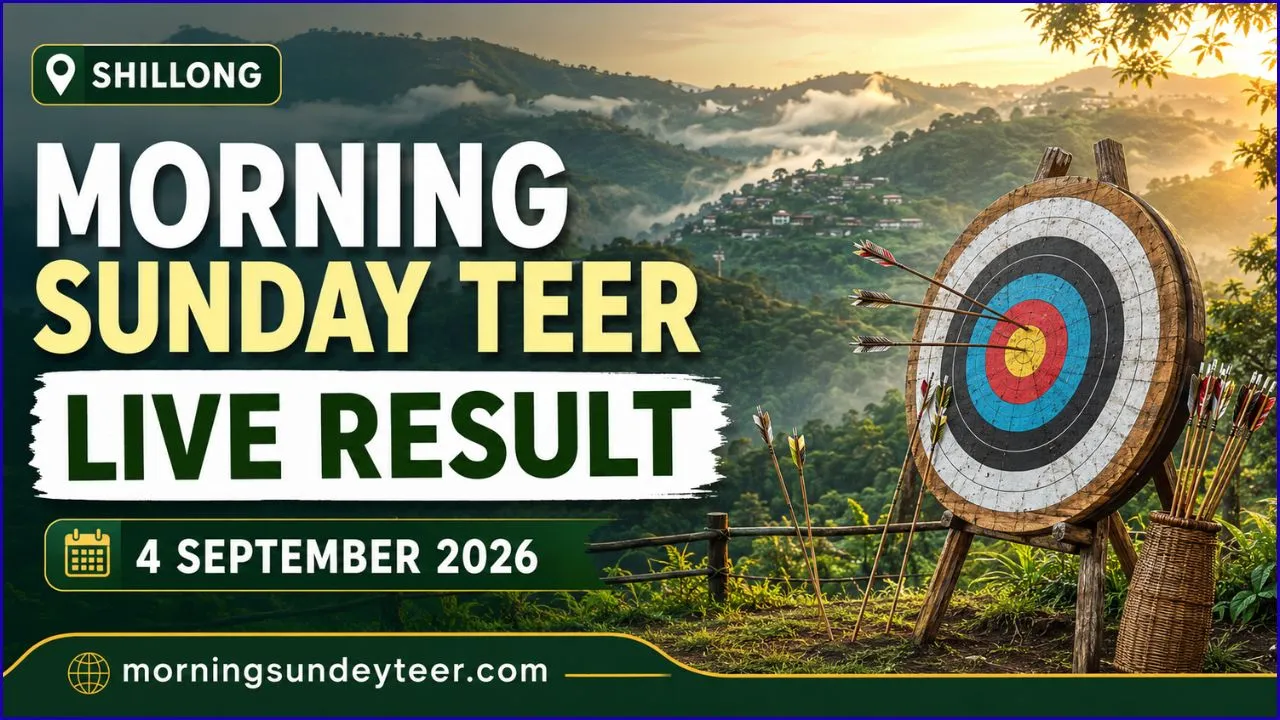 Morning Sunday Teer Result 4 September 2026 – Shillong Morning Teer FR 21 SR 59